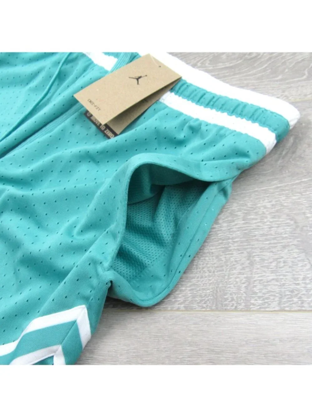 Jordan Dri-FIT Sport Mesh Teal Diamond Shorts Men's Size Large NEW